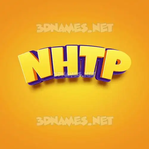 nhtp in Orange Toon style - 3D name wallpaper nhtp in Orange Toon style - 3D name wallpaper