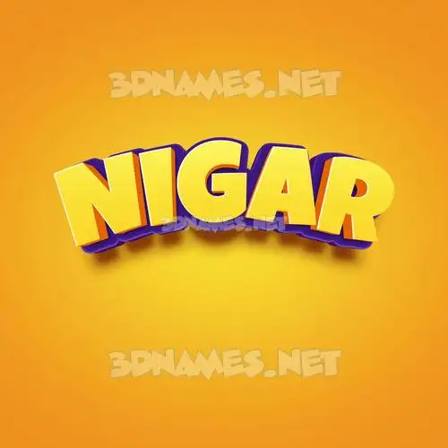 nigar in Orange Toon style - 3D name wallpaper nigar in Orange Toon style - 3D name wallpaper