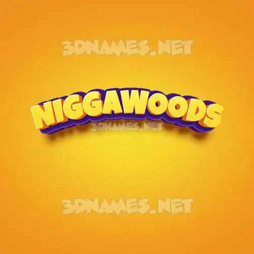 niggawoods in Orange Toon style - 3D name wallpaper niggawoods in Orange Toon style - 3D name wallpaper