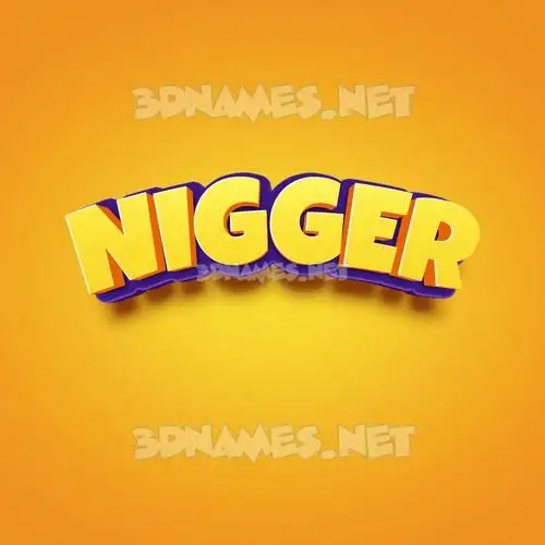 nigger in Orange Toon style - 3D name wallpaper nigger in Orange Toon style - 3D name wallpaper