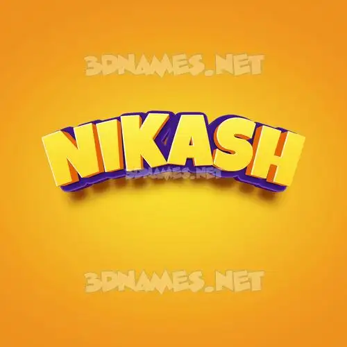 nikash in Orange Toon style - 3D name wallpaper nikash in Orange Toon style - 3D name wallpaper