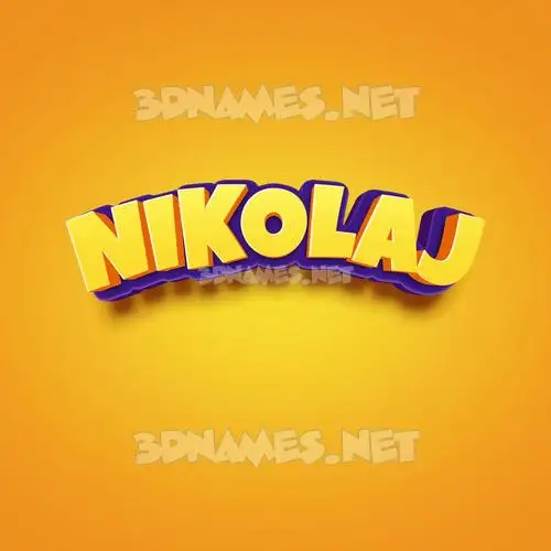 nikolaj in Orange Toon style - 3D name wallpaper nikolaj in Orange Toon style - 3D name wallpaper