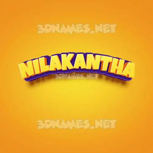 nilakantha in Orange Toon style - 3D name wallpaper nilakantha in Orange Toon style - 3D name wallpaper