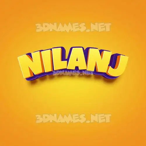 nilanj in Orange Toon style - 3D name wallpaper nilanj in Orange Toon style - 3D name wallpaper