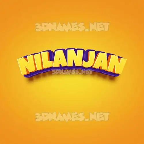 nilanjan in Orange Toon style - 3D name wallpaper nilanjan in Orange Toon style - 3D name wallpaper