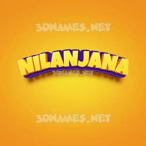 nilanjana in Orange Toon style - 3D name wallpaper nilanjana in Orange Toon style - 3D name wallpaper