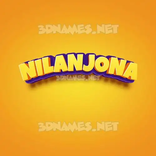 nilanjona in Orange Toon style - 3D name wallpaper nilanjona in Orange Toon style - 3D name wallpaper
