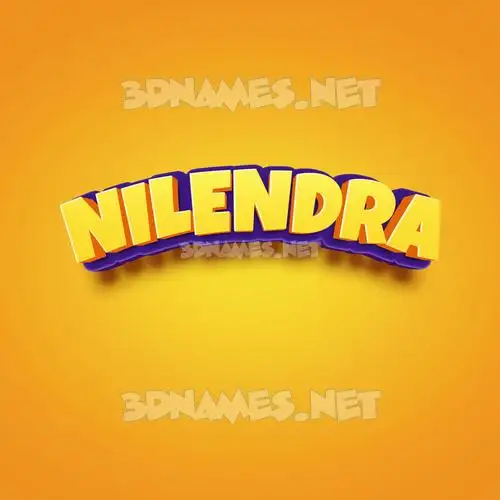 nilendra in Orange Toon style - 3D name wallpaper nilendra in Orange Toon style - 3D name wallpaper