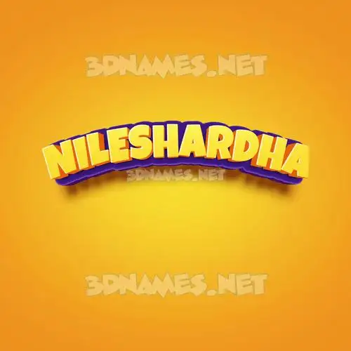 nileshardha in Orange Toon style - 3D name wallpaper nileshardha in Orange Toon style - 3D name wallpaper
