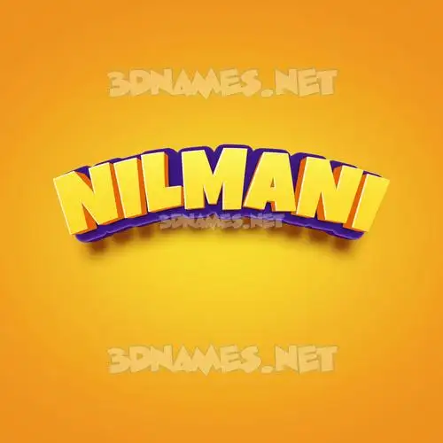 nilmani in Orange Toon style - 3D name wallpaper nilmani in Orange Toon style - 3D name wallpaper