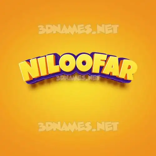 niloofar in Orange Toon style - 3D name wallpaper niloofar in Orange Toon style - 3D name wallpaper
