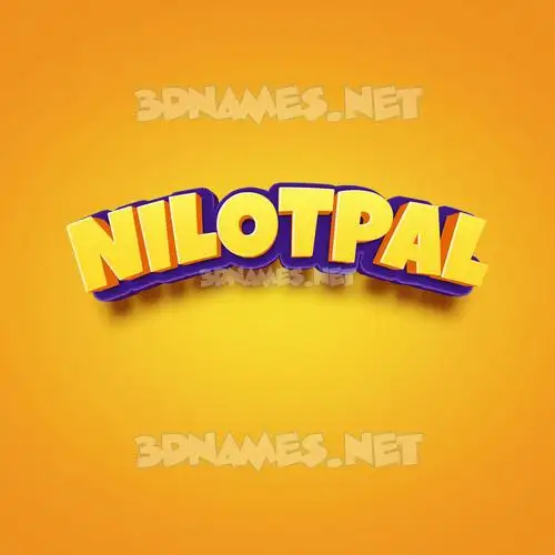 nilotpal in Orange Toon style - 3D name wallpaper nilotpal in Orange Toon style - 3D name wallpaper