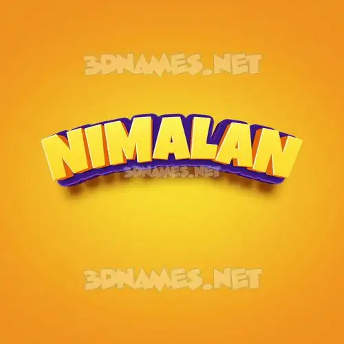 nimalan in Orange Toon style - 3D name wallpaper nimalan in Orange Toon style - 3D name wallpaper