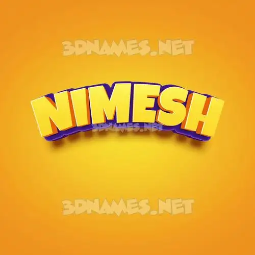 nimesh in Orange Toon style - 3D name wallpaper nimesh in Orange Toon style - 3D name wallpaper