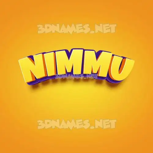 nimmu in Orange Toon style - 3D name wallpaper nimmu in Orange Toon style - 3D name wallpaper