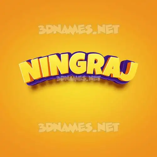 ningraj in Orange Toon style - 3D name wallpaper ningraj in Orange Toon style - 3D name wallpaper