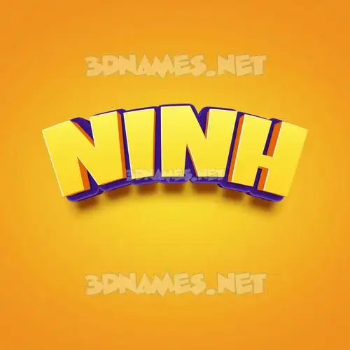 ninh in Orange Toon style - 3D name wallpaper ninh in Orange Toon style - 3D name wallpaper
