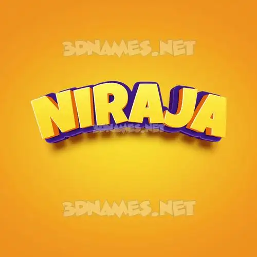 niraja in Orange Toon style - 3D name wallpaper niraja in Orange Toon style - 3D name wallpaper