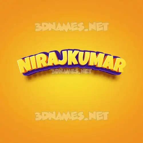 nirajkumar in Orange Toon style - 3D name wallpaper nirajkumar in Orange Toon style - 3D name wallpaper