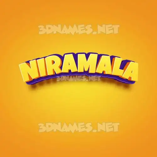 niramala in Orange Toon style - 3D name wallpaper niramala in Orange Toon style - 3D name wallpaper