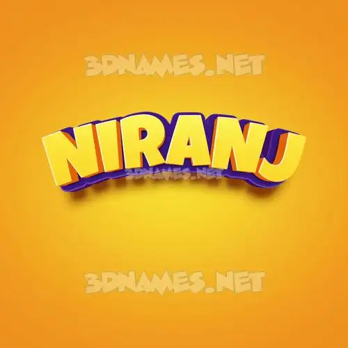 niranj in Orange Toon style - 3D name wallpaper niranj in Orange Toon style - 3D name wallpaper
