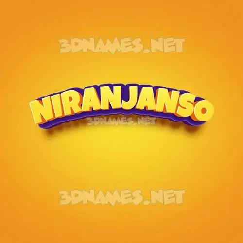 niranjanso in Orange Toon style - 3D name wallpaper niranjanso in Orange Toon style - 3D name wallpaper