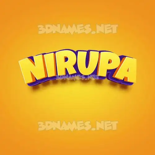 nirupa in Orange Toon style - 3D name wallpaper nirupa in Orange Toon style - 3D name wallpaper