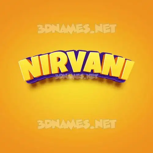 nirvani in Orange Toon style - 3D name wallpaper nirvani in Orange Toon style - 3D name wallpaper