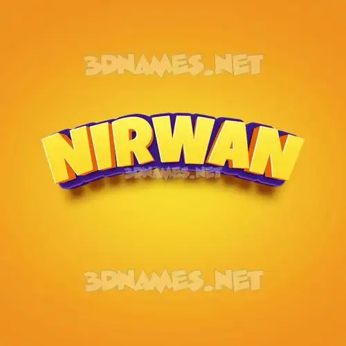 nirwan in Orange Toon style - 3D name wallpaper nirwan in Orange Toon style - 3D name wallpaper