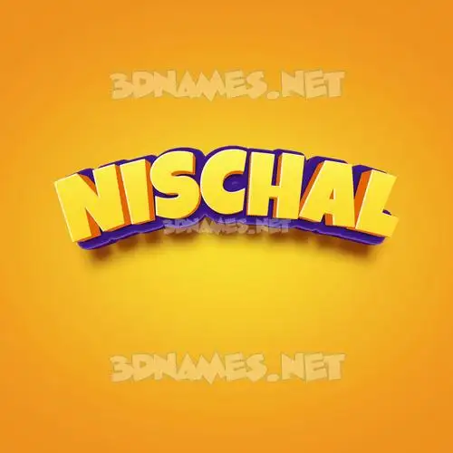 nischal in Orange Toon style - 3D name wallpaper nischal in Orange Toon style - 3D name wallpaper