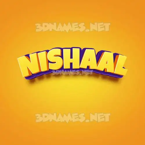 nishaal in Orange Toon style - 3D name wallpaper nishaal in Orange Toon style - 3D name wallpaper