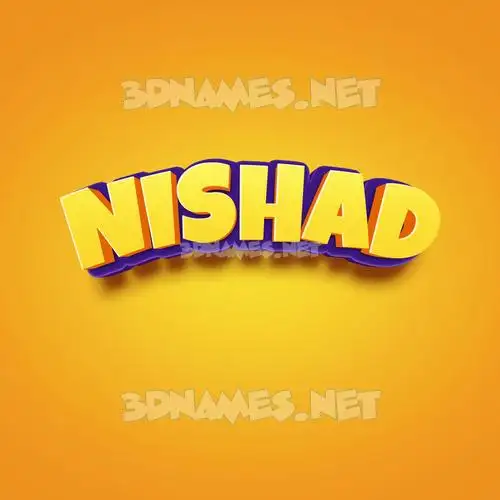 nishad in Orange Toon style - 3D name wallpaper nishad in Orange Toon style - 3D name wallpaper