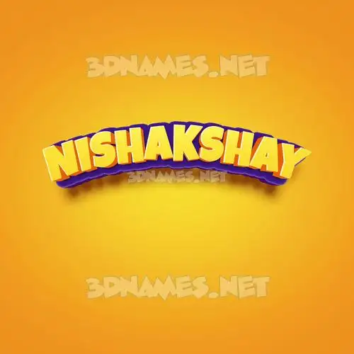 nishakshay in Orange Toon style - 3D name wallpaper nishakshay in Orange Toon style - 3D name wallpaper