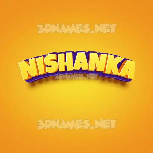 nishanka in Orange Toon style - 3D name wallpaper nishanka in Orange Toon style - 3D name wallpaper