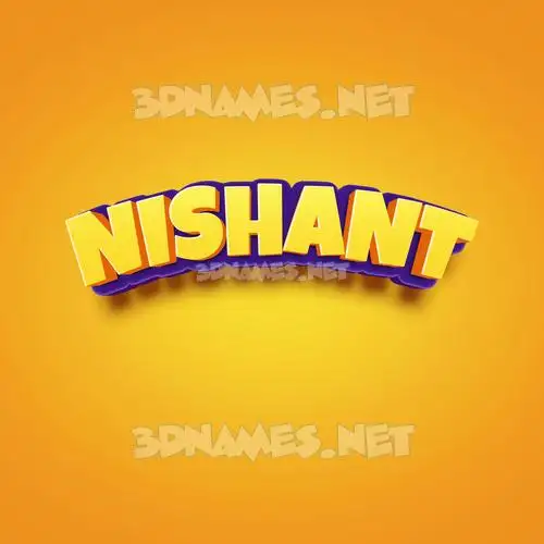 nishant in Orange Toon style - 3D name wallpaper nishant in Orange Toon style - 3D name wallpaper
