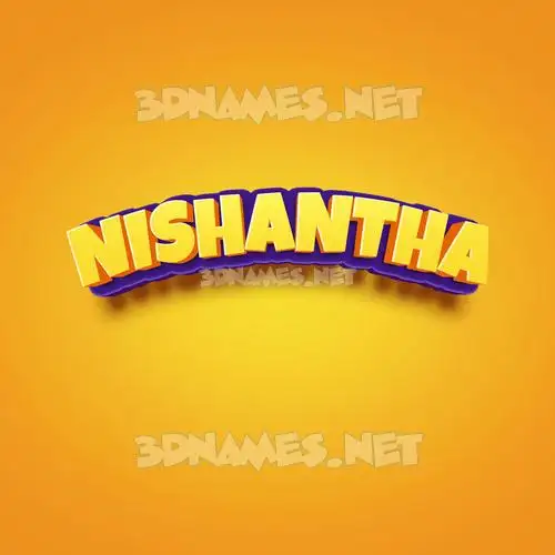 nishantha in Orange Toon style - 3D name wallpaper nishantha in Orange Toon style - 3D name wallpaper