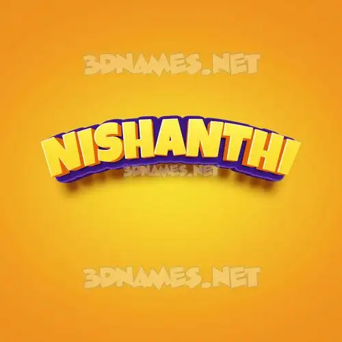 nishanthi in Orange Toon style - 3D name wallpaper nishanthi in Orange Toon style - 3D name wallpaper