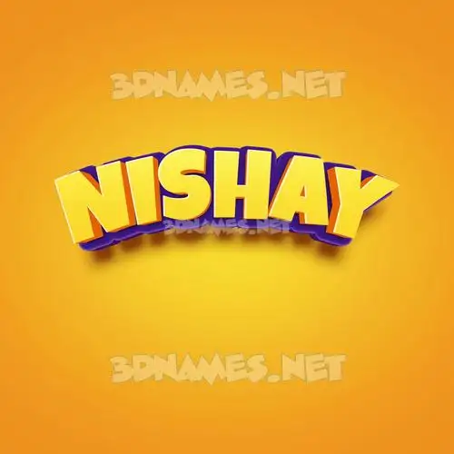 nishay in Orange Toon style - 3D name wallpaper nishay in Orange Toon style - 3D name wallpaper