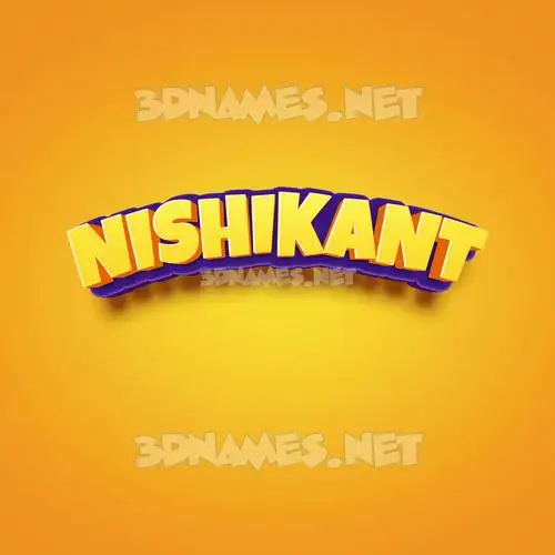 nishikant in Orange Toon style - 3D name wallpaper nishikant in Orange Toon style - 3D name wallpaper