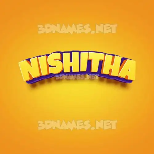 nishitha in Orange Toon style - 3D name wallpaper nishitha in Orange Toon style - 3D name wallpaper
