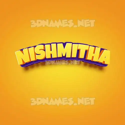 nishmitha in Orange Toon style - 3D name wallpaper nishmitha in Orange Toon style - 3D name wallpaper