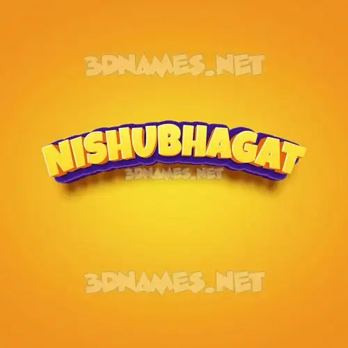 nishubhagat in Orange Toon style - 3D name wallpaper nishubhagat in Orange Toon style - 3D name wallpaper