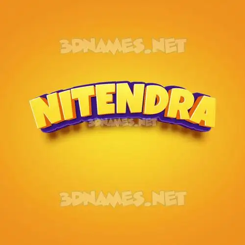 nitendra in Orange Toon style - 3D name wallpaper nitendra in Orange Toon style - 3D name wallpaper