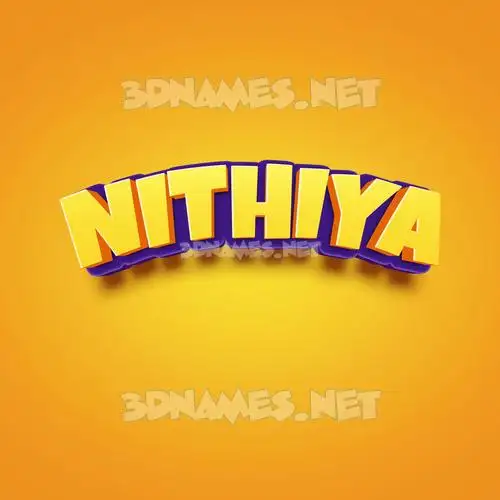 nithiya in Orange Toon style - 3D name wallpaper nithiya in Orange Toon style - 3D name wallpaper