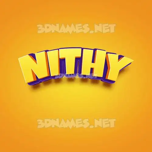 nithy in Orange Toon style - 3D name wallpaper nithy in Orange Toon style - 3D name wallpaper