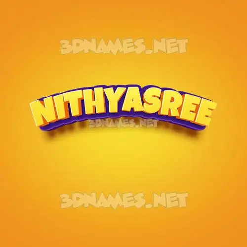 nithyasree in Orange Toon style - 3D name wallpaper nithyasree in Orange Toon style - 3D name wallpaper