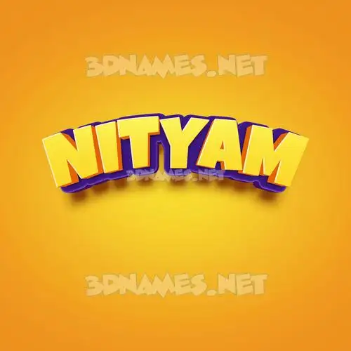 nityam in Orange Toon style - 3D name wallpaper nityam in Orange Toon style - 3D name wallpaper