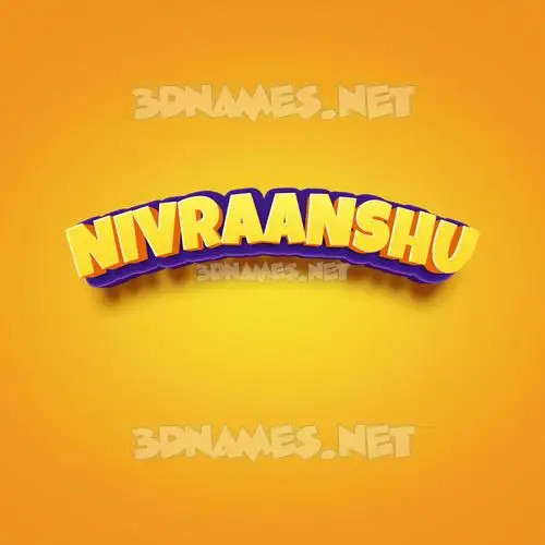 nivraanshu in Orange Toon style - 3D name wallpaper nivraanshu in Orange Toon style - 3D name wallpaper