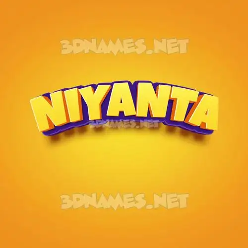 niyanta in Orange Toon style - 3D name wallpaper niyanta in Orange Toon style - 3D name wallpaper