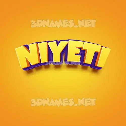 niyeti in Orange Toon style - 3D name wallpaper niyeti in Orange Toon style - 3D name wallpaper